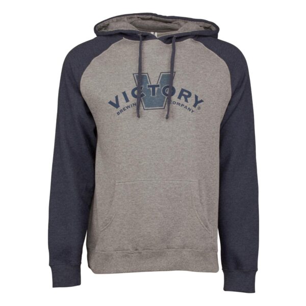 Victory Men's Vintage Hoodie | Grey/Blue